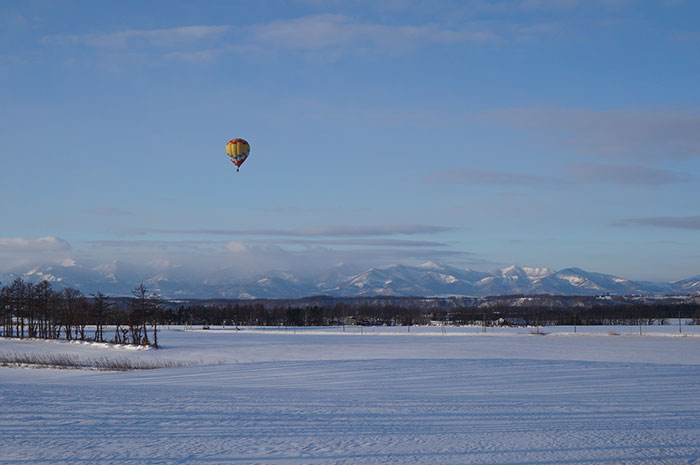 2023年1月の熱気球 一般フライトの様子