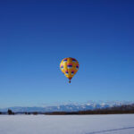 2023年2月の熱気球 一般フライトの様子